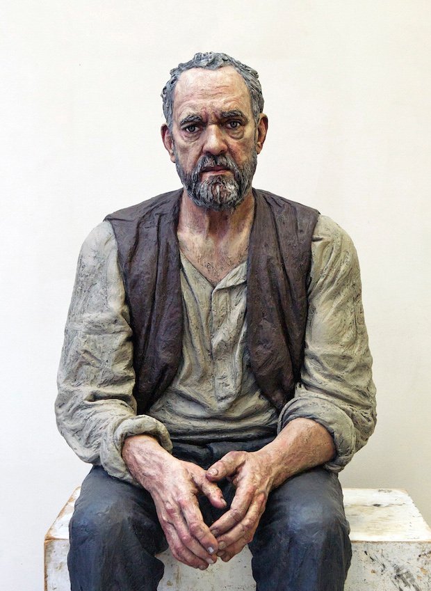 Seated Man, 2011, Bronze and paint ∏ Sean Henry copy 2.jpg