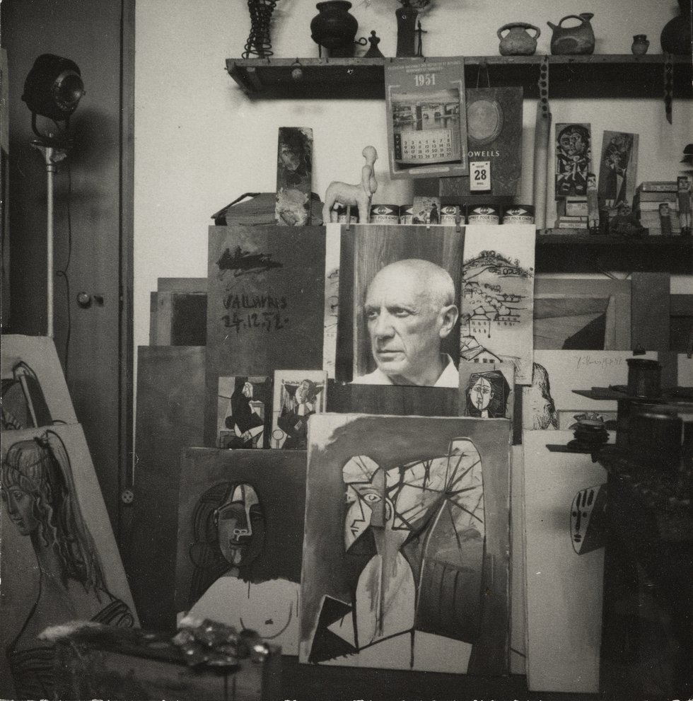 small Picasso's Studio Villa La Galloise at Vallauris, 1954, by Lee Miller (c) The National Galleries of Scotland.jpg