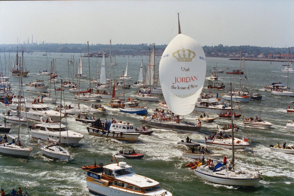 28thMay1990 Maiden crossing the Whitbread finish line, surrounded by supporters - CREDIT Andrew Sassoli-Walker (1).jpg