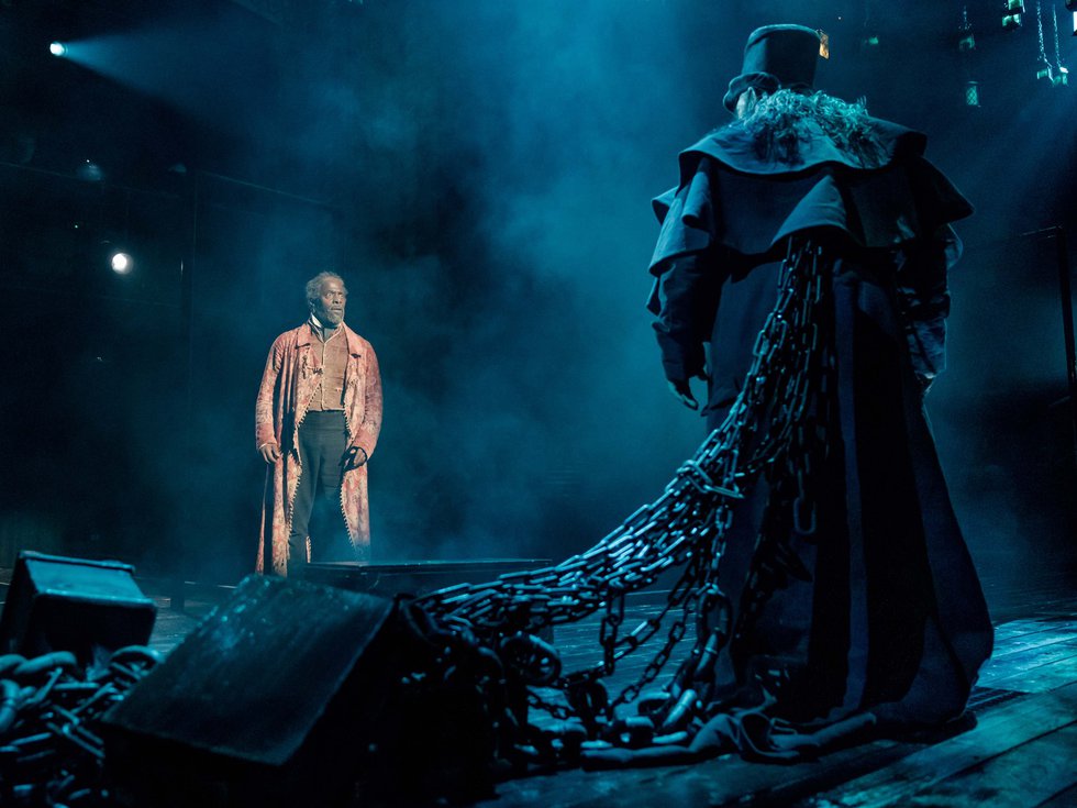 Paterson Joseph (Scrooge) and cast of A Christmas Carol at The Old Vic. Photo by Manuel Harlan (3).jpg