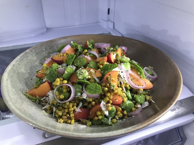Salad of Broad Beans, Apricots & Giant Cous Cous.JPG