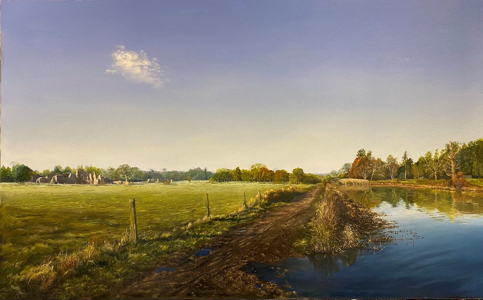 Footpath to Waverley Abbey’ oil on panel 80 x50 cm.jpg