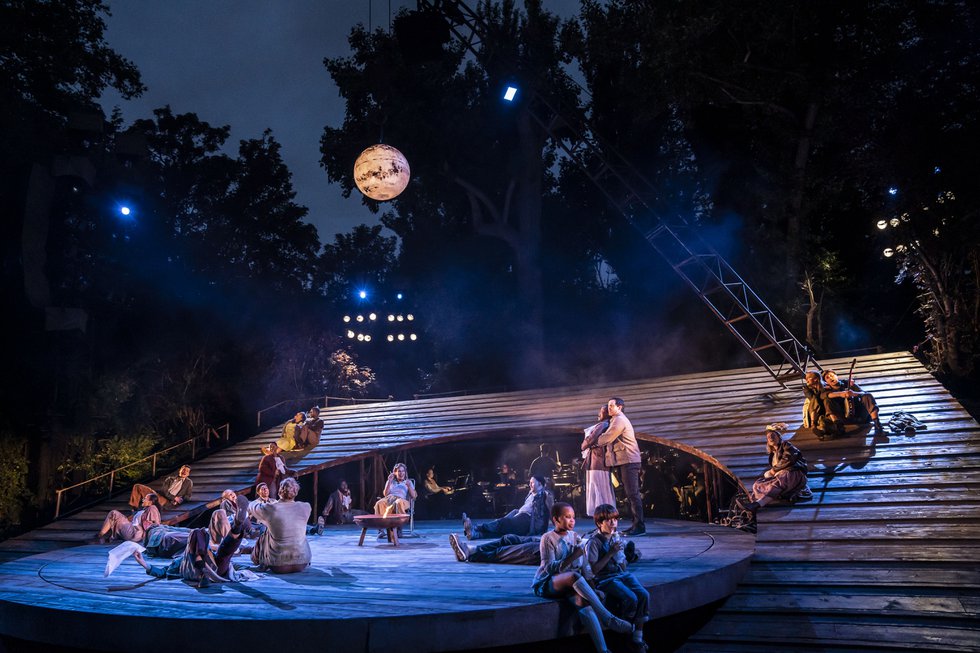 A Real Nice Clam Bake. The Company of Carousel at Regent's Park Open Air Theatre. Photo by Johan Persson..jpg