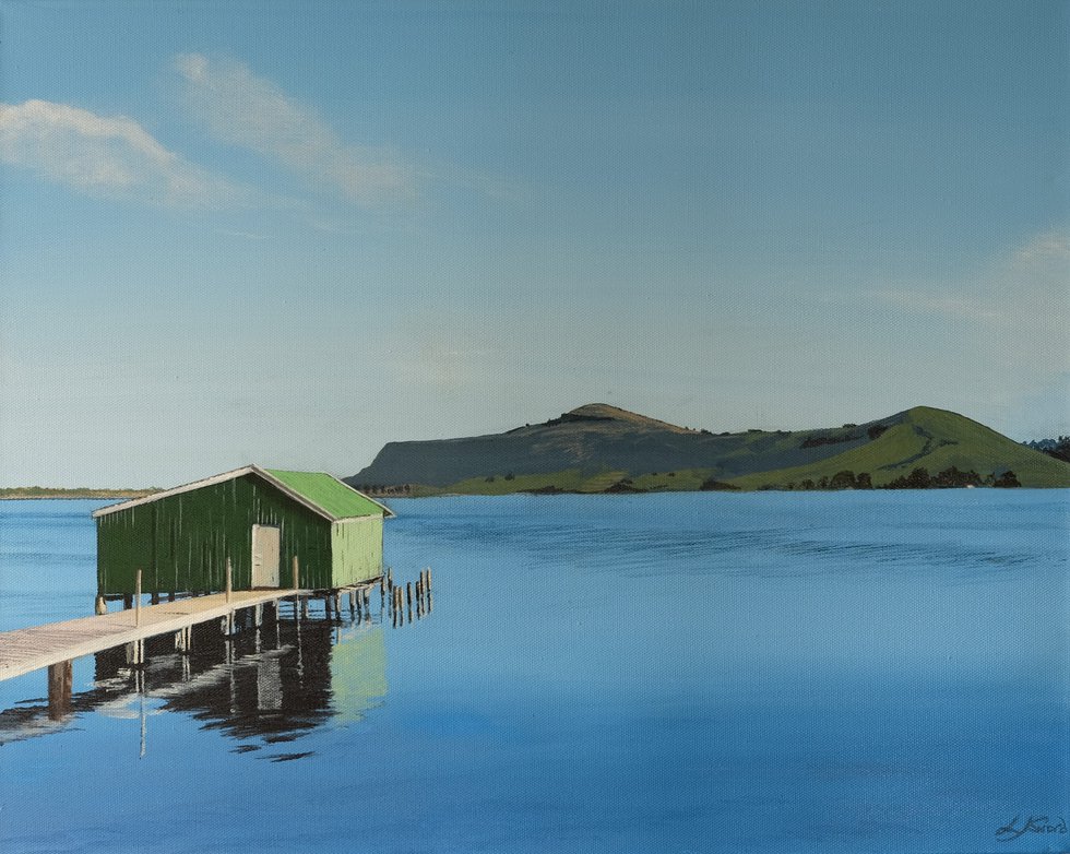 Lindsay Sword - Portobello, Otago, NZ, acrylic on canvas, 40.5 x 51cm.jpg