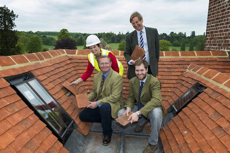 Roof topping ceremony Loseley.jpg