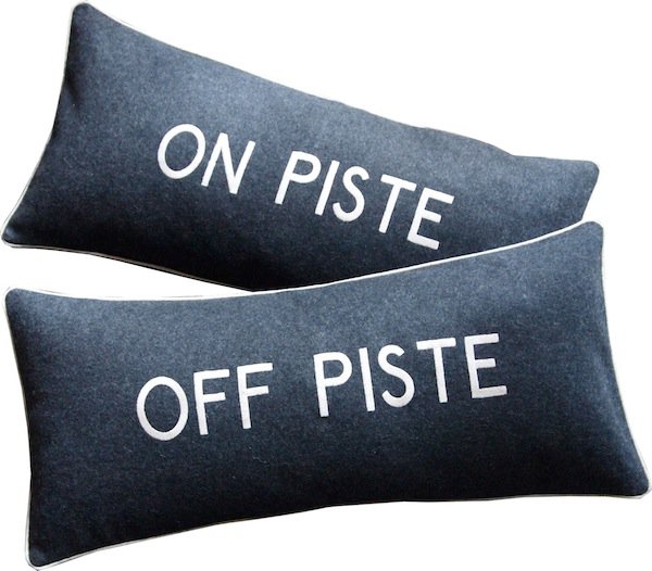 'On Piste' & 'Off Piste' Cushion.jpg